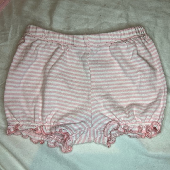 2/$6 Carter’s 12m pink polka-dot sleeveless layered shirt with bloomers - Picture 5 of 6